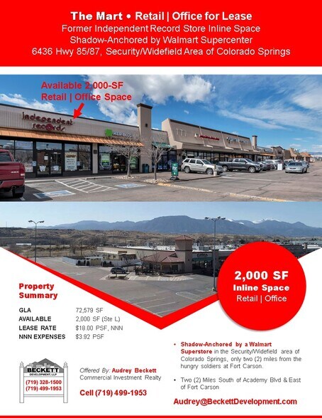 More Photos Of 6436 S Hwy 85-87, Colorado Springs General Retail For Sale