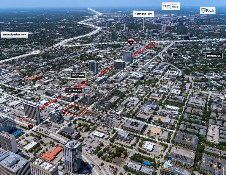 More Photos Of 2217 Milam St, Houston Land For Sale
