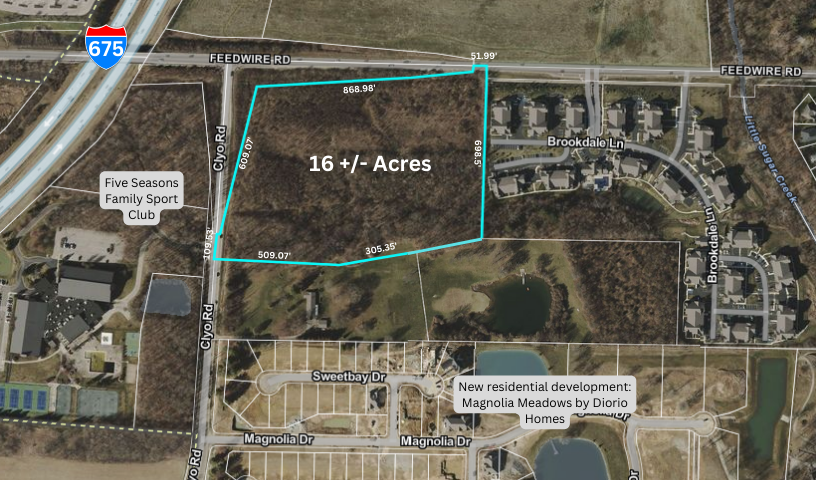 Primary Photo Of SE Corner of Clyo Rd & Feedwire rd, Sugarcreek Township Land For Sale