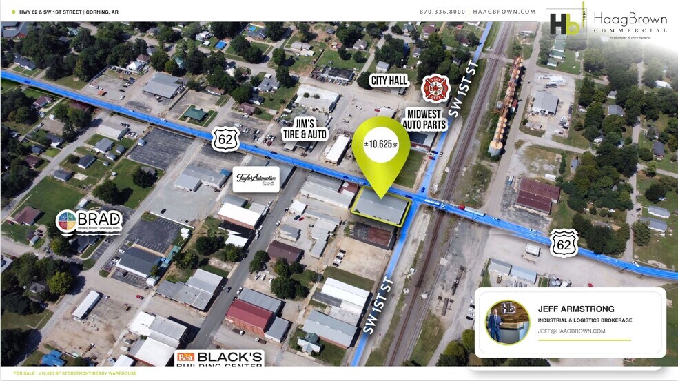 More Photos Of Hwy 62 & SW 1st Street, Corning Warehouse For Sale