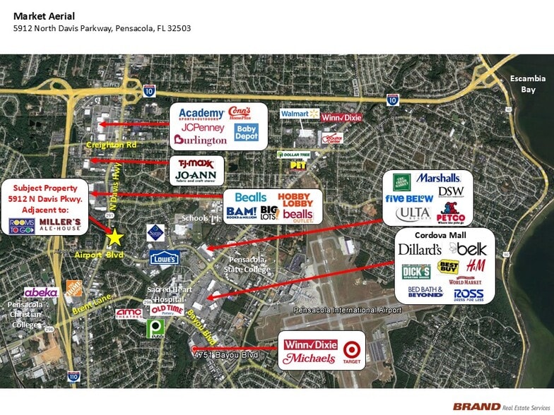 More Photos Of Airport Blvd, Pensacola Unknown For Lease