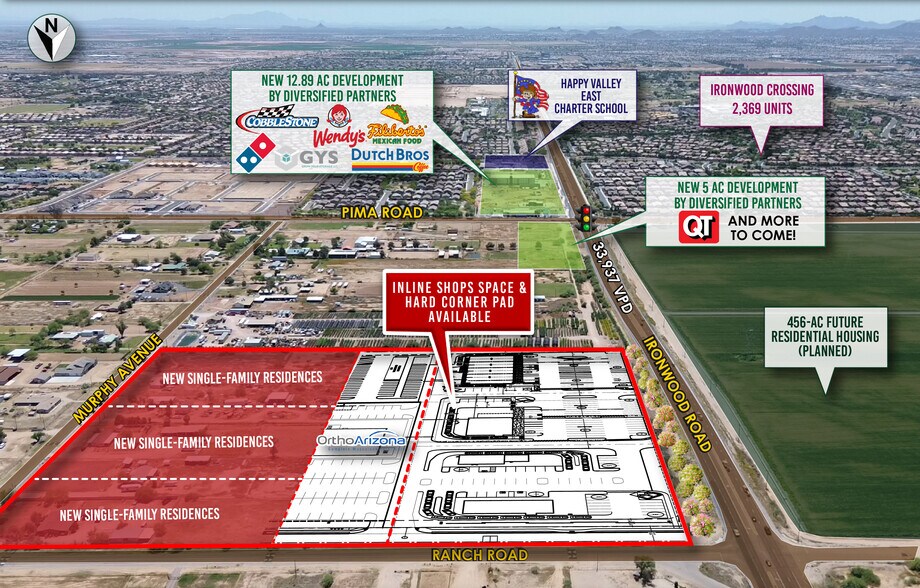 Primary Photo Of SEC Ironwood Rd & Ranch Rd, San Tan Valley General Retail For Lease