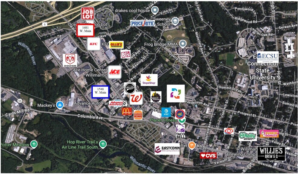More Photos Of 1681 W Main St, Willimantic, Ct, Willimantic Freestanding For Lease