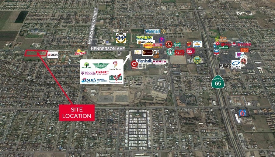 More Photos Of SWQ Henderson & Newcomb St, Porterville Freestanding For Lease