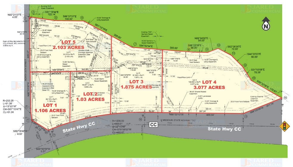 More Photos Of CC @ 22nd, Ozark Land For Lease