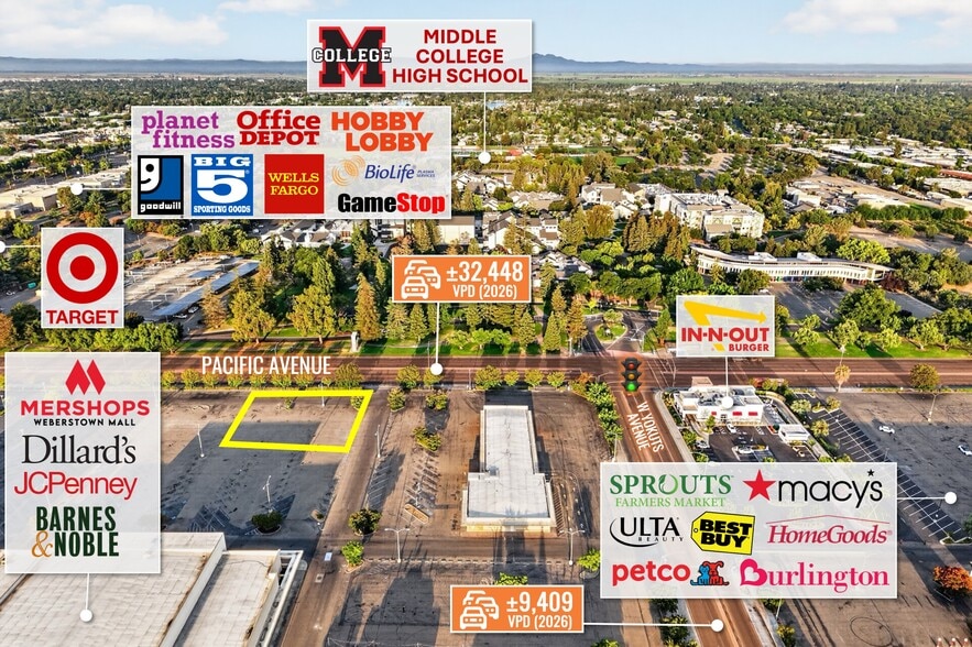 More Photos Of adj. to 5110 Pacific Ave, Stockton Land For Sale