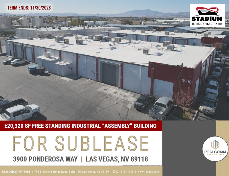 Primary Photo Of 3900 W Ponderosa Way, Las Vegas Warehouse For Lease