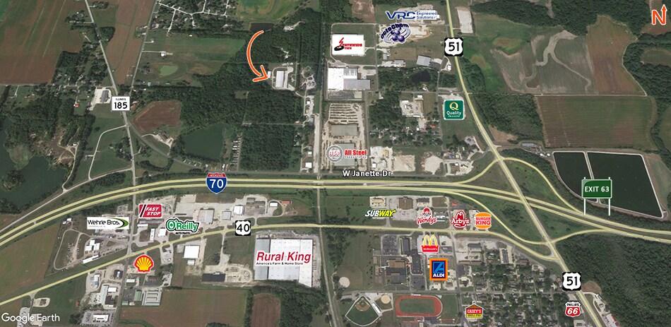 More Photos Of 2021 Illini Ave, Vandalia Manufacturing For Lease