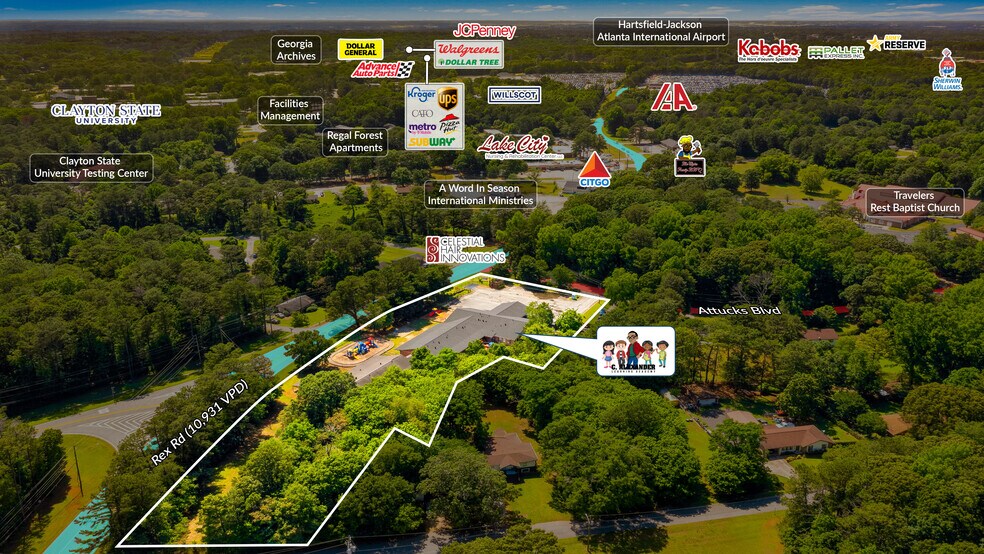 More Photos Of 2170 Rex Rd, Morrow Daycare Center For Lease