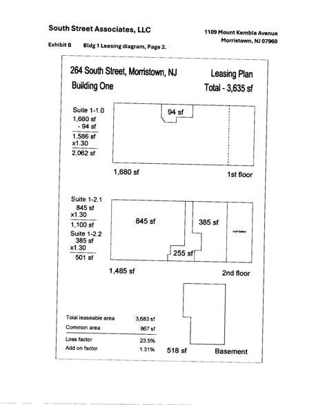 More Photos Of 264 South St, Morristown Office For Lease