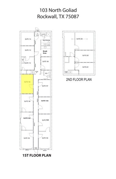 More Photos Of 103 N Goliad, Rockwall Office For Lease