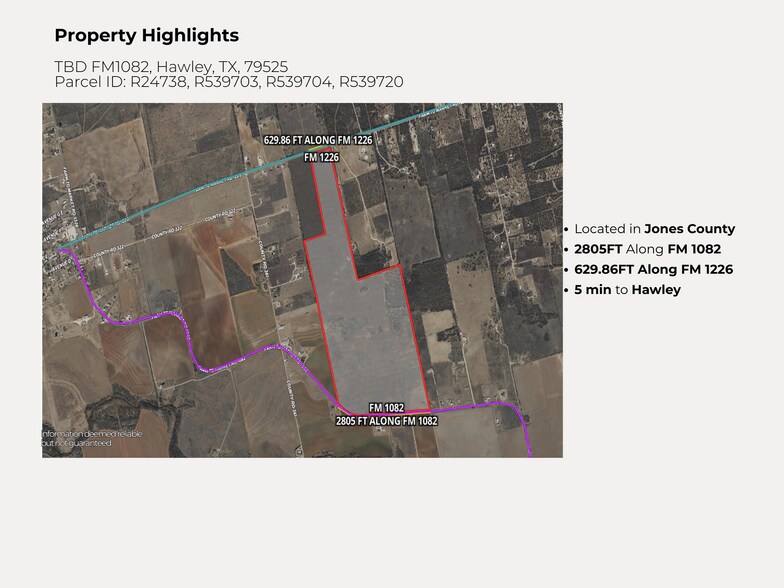 More Photos Of FM 1082, Hawley Land For Sale