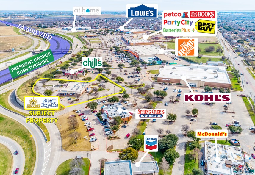More Photos Of 3315 N President George Bush Hwy, Garland Freestanding For Sale