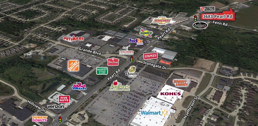 More Photos Of 3683 Pearl Rd, Medina Warehouse For Lease