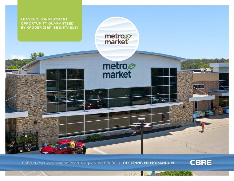 Primary Photo Of 11558 N Port Washington Rd, Mequon Supermarket For Sale