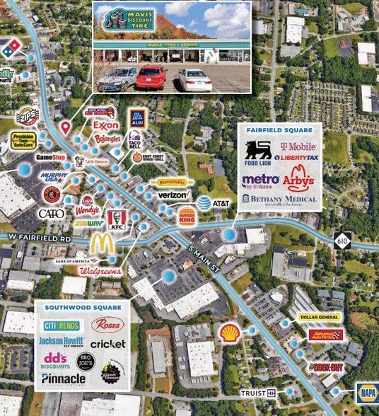 More Photos Of 2607 S Main St, High Point Auto Repair For Sale