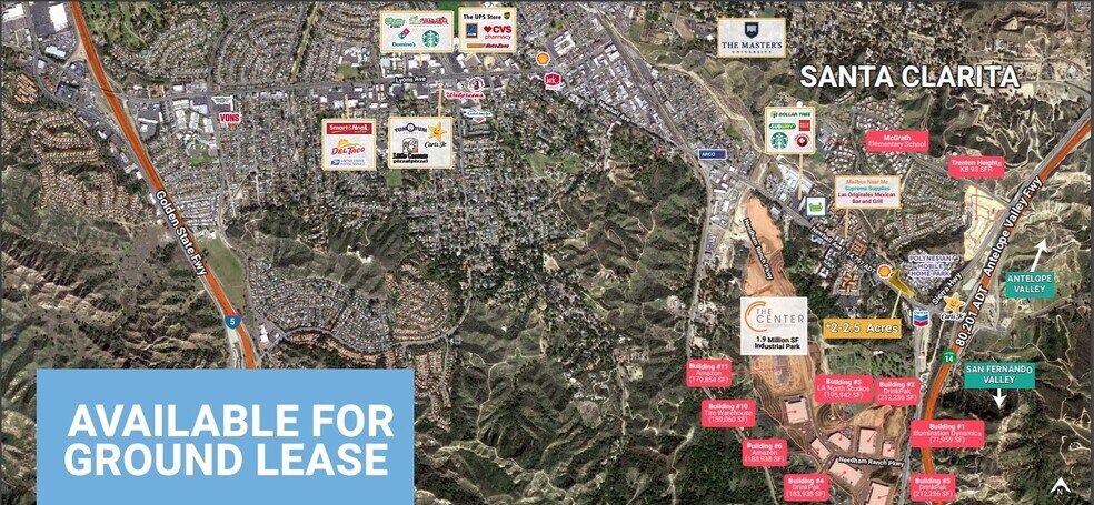 More Photos Of NWQ Newhall Ave & Sierra Hwy, Santa Clarita Land For Lease