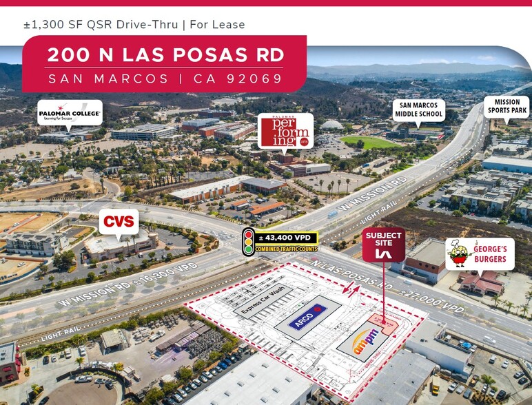 Primary Photo Of 200 N Las Posas Rd, San Marcos General Retail For Lease
