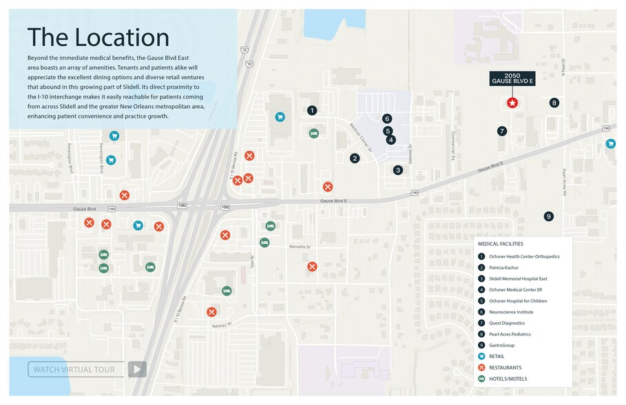 More Photos Of 2050 Gause Blvd E, Slidell Medical For Lease
