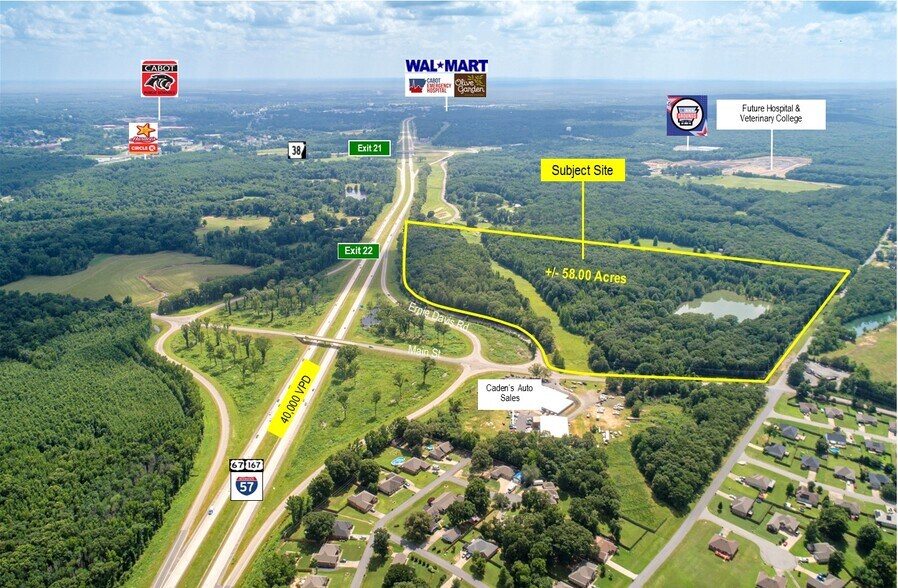 Primary Photo Of Main @ Ernie Davis Rd, Austin Land For Sale