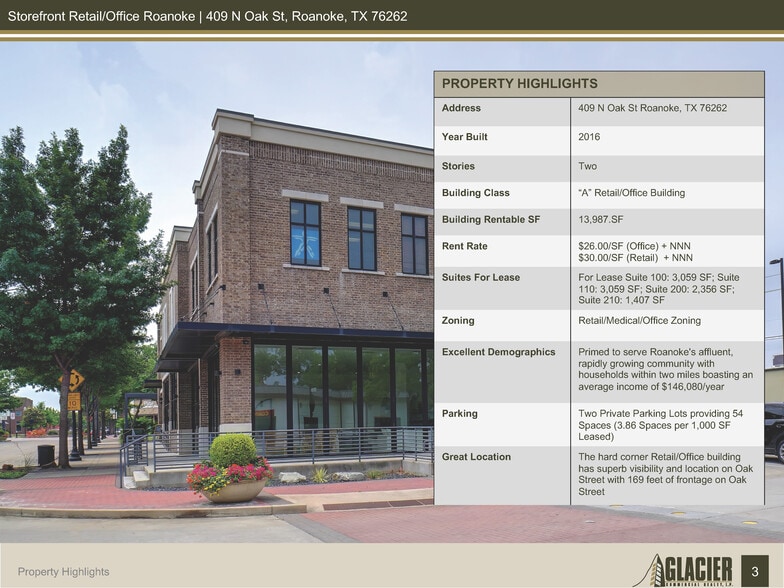 More Photos Of 409 N Oak St, Roanoke Storefront Retail Office For Lease