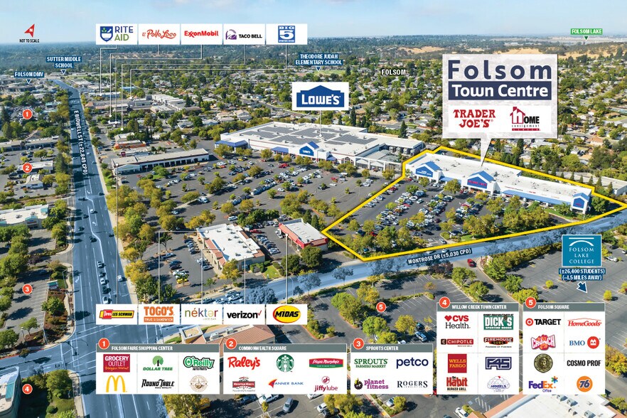 More Photos Of 850 E Bidwell St, Folsom General Retail For Sale
