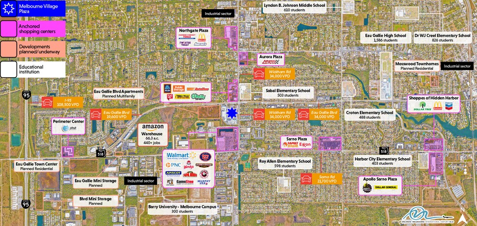 More Photos Of 1270 N Wickham Rd, Melbourne Unknown For Lease