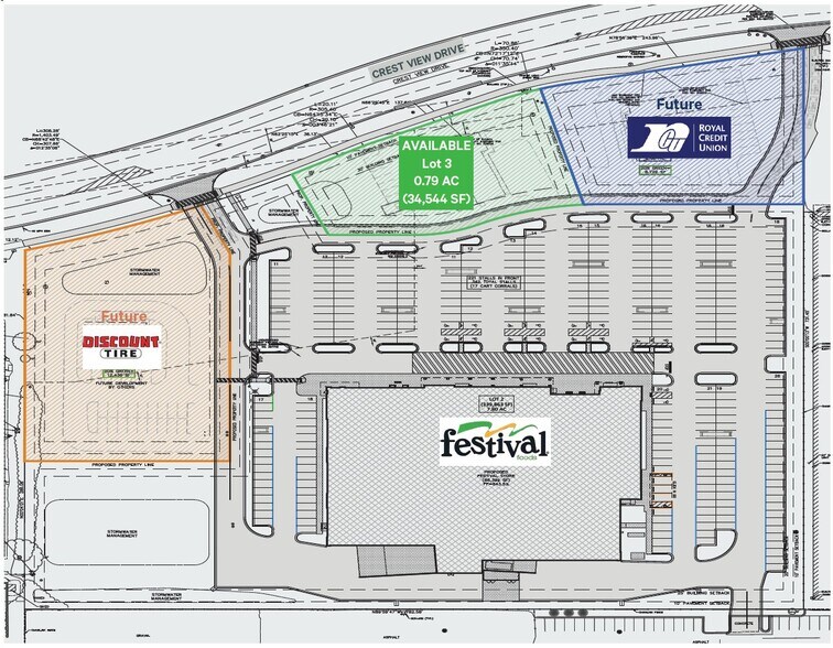 More Photos Of 1616 Crest View Dr, Hudson Land For Sale