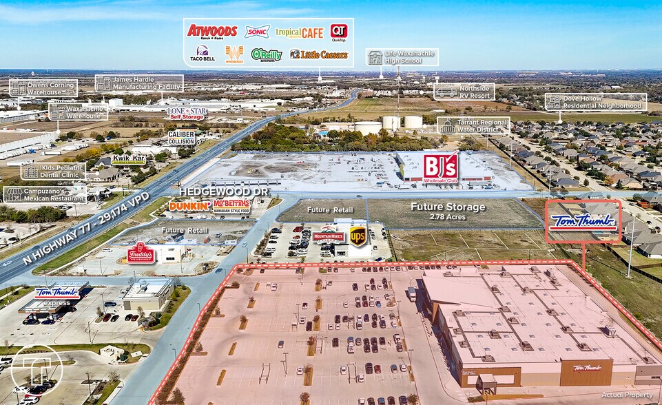 More Photos Of NEC North Grove & US 77, Waxahachie Freestanding For Sale