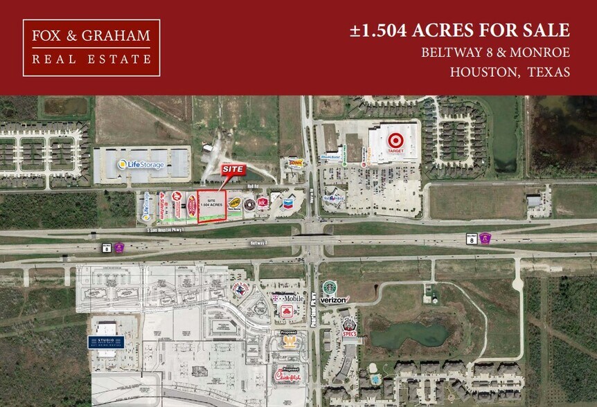 Primary Photo Of Beltway 8 & Monroe Rd, Houston Land For Sale