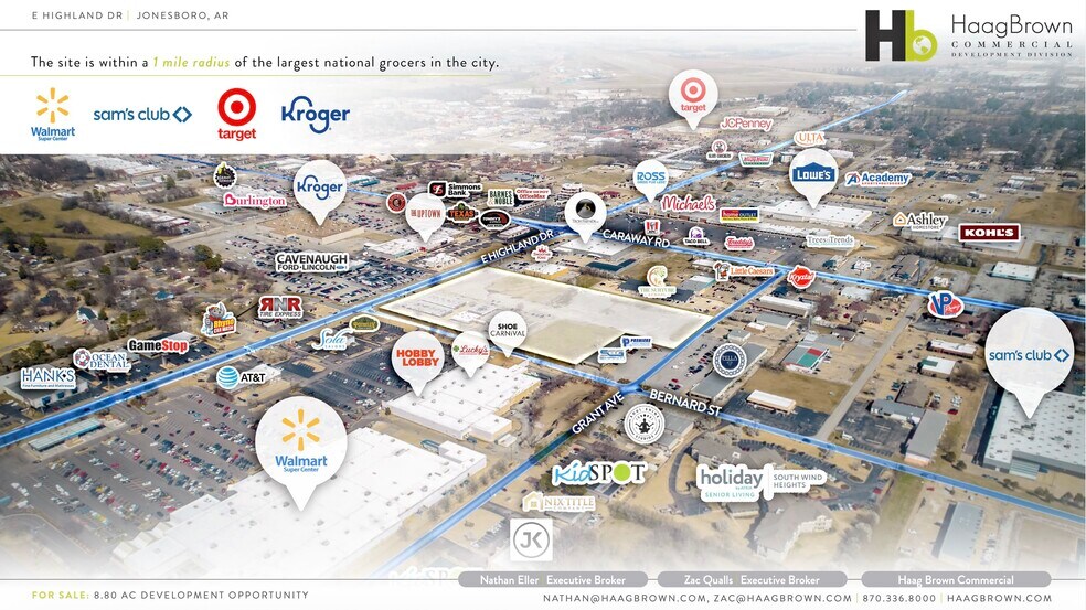 More Photos Of 2200 E. Highland Dr., Jonesboro Land For Sale