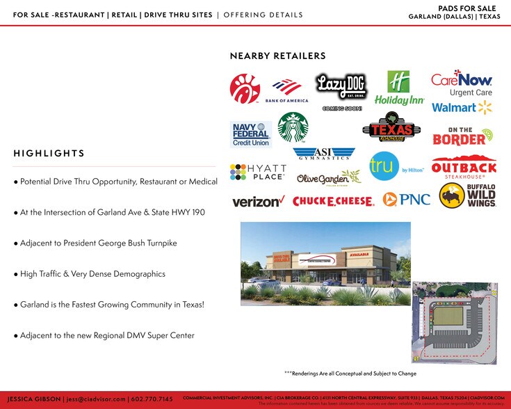 More Photos Of SH 190 and N. Garland Ave., Garland Land For Sale