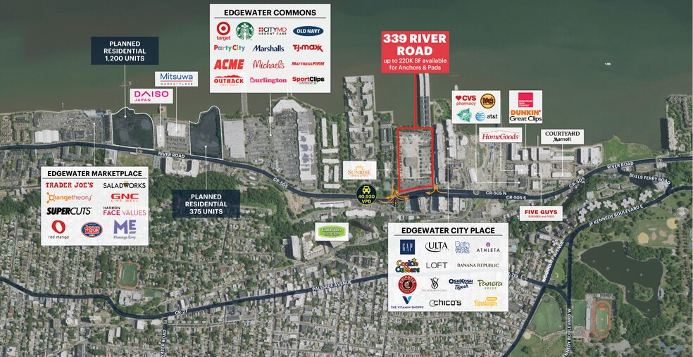 More Photos Of 339 River Rd, Edgewater Land For Lease