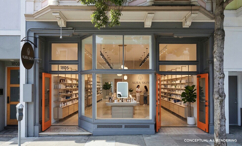 More Photos Of 1807 Divisadero St, San Francisco Storefront Retail Office For Lease