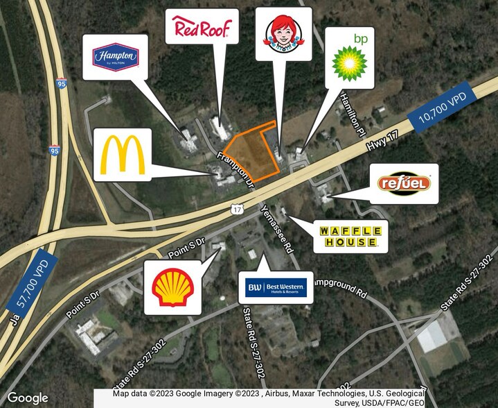 More Photos Of 647 Kings Hwy, Yemassee Land For Lease
