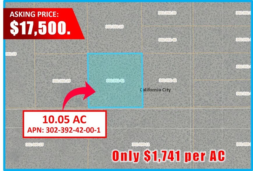 Primary Photo Of APN 30239242001 Vacant Land, Mojave Land For Sale