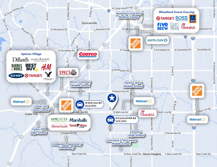 More Photos Of 200 N Cockrell Hill Rd, DeSoto Land For Sale