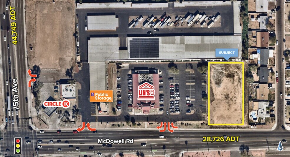 Primary Photo Of 7402 W McDowell Rd, Phoenix Land For Lease