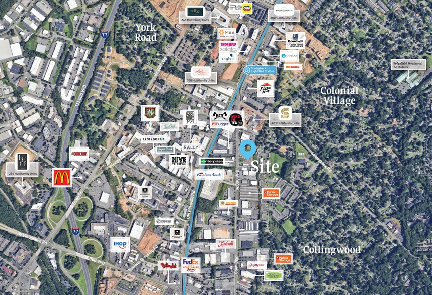 More Photos Of 4217 South Blvd, Charlotte General Retail For Lease