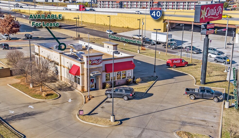 Primary Photo Of 5550 Tinker Diagonal St, Del City Fast Food For Lease