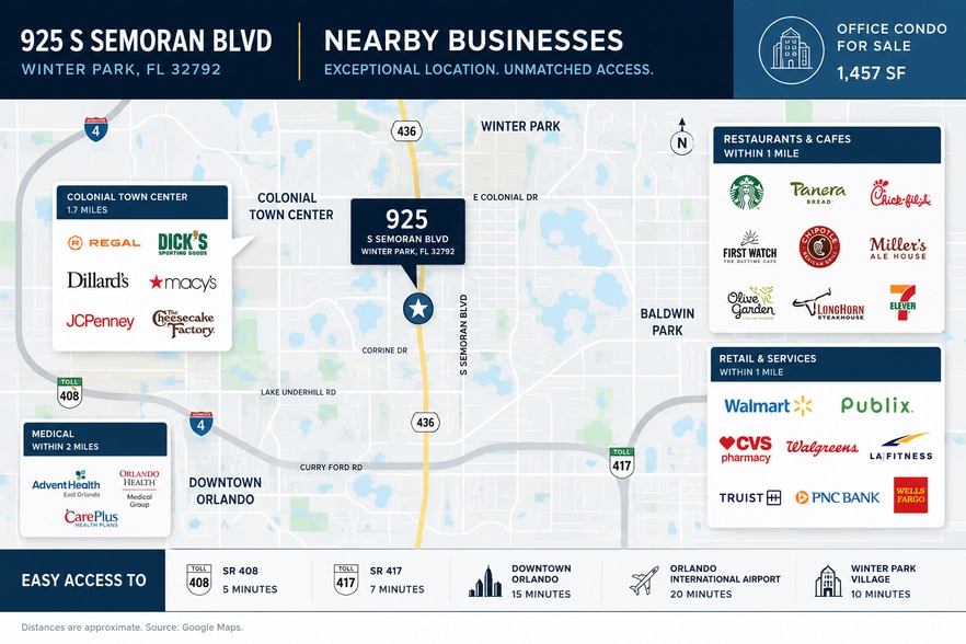 More Photos Of 925 S Semoran Blvd, Winter Park Office Residential For Sale