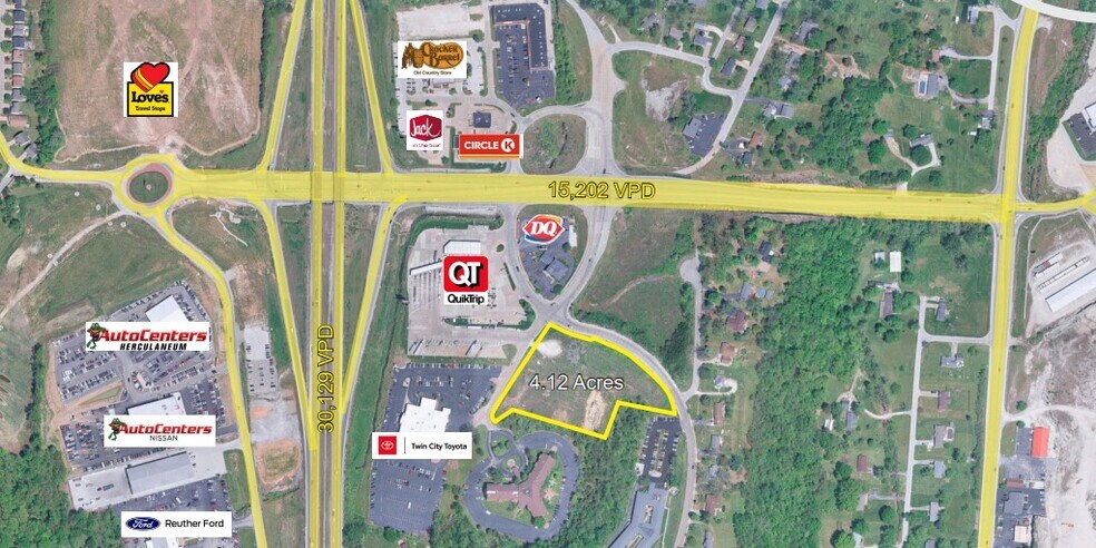 Primary Photo Of 310 Autumn Ridge Drive, Herculaneum Land For Lease