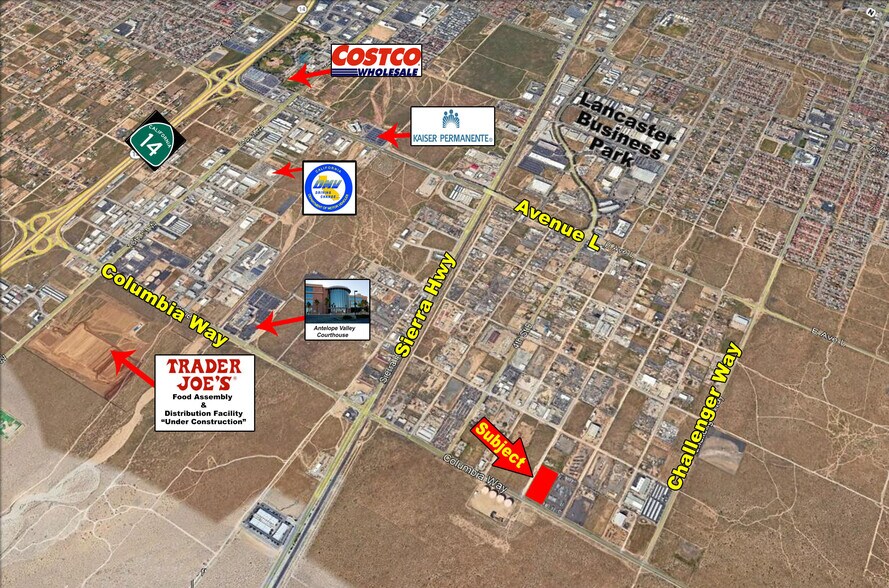 More Photos Of NEC of Columbia Way and 6th St East, Lancaster Land For Lease