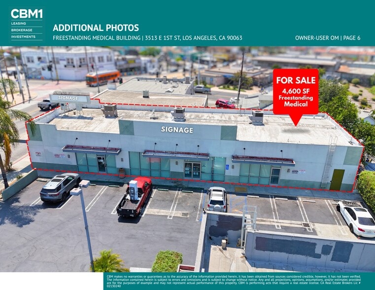 More Photos Of 3513 E 1st St, Los Angeles General Retail For Sale
