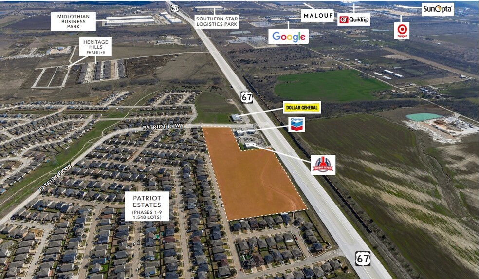 Primary Photo Of 442 E Highway 67, Venus Land For Sale