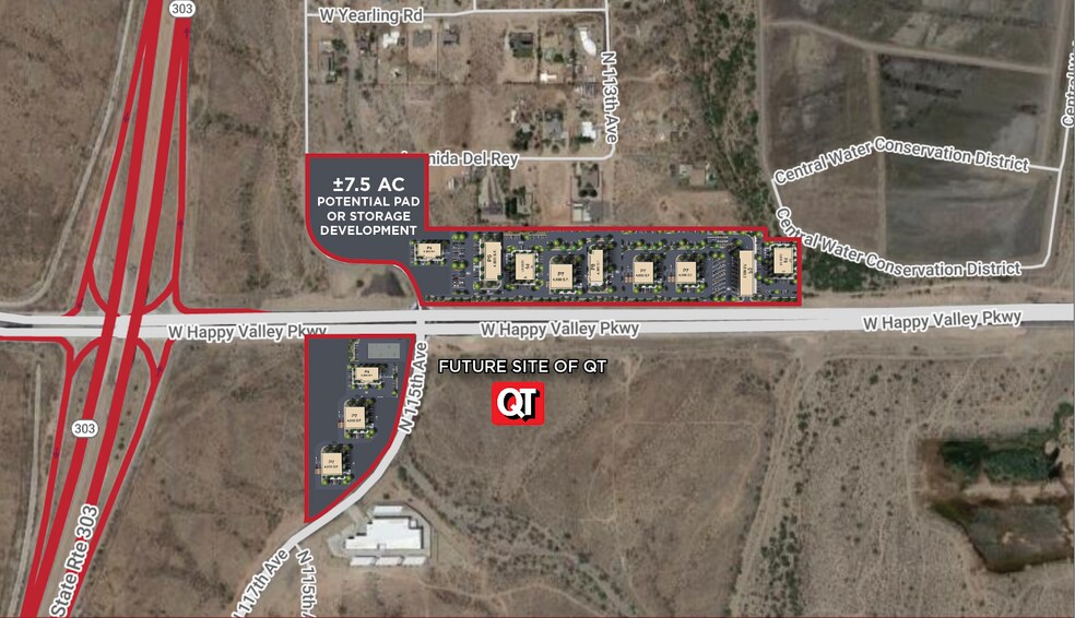 More Photos Of 113th Ave & Happy Valley Pky, Peoria Land For Sale