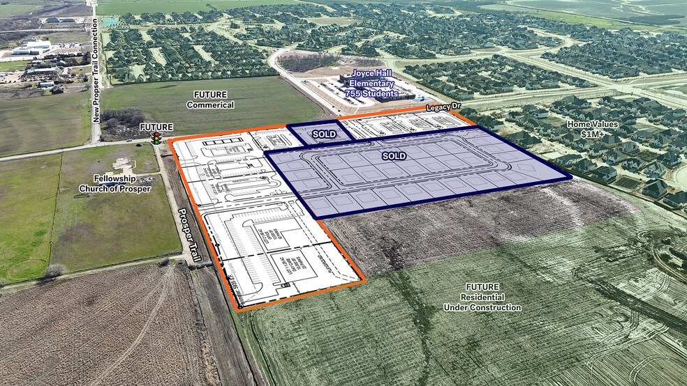 More Photos Of SWC Prosper Trail & Legacy Dr, Prosper Land For Sale