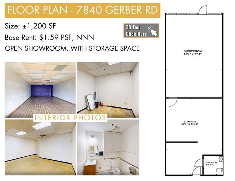 More Photos Of 7802-7856 Gerber Rd, Sacramento Storefront For Lease