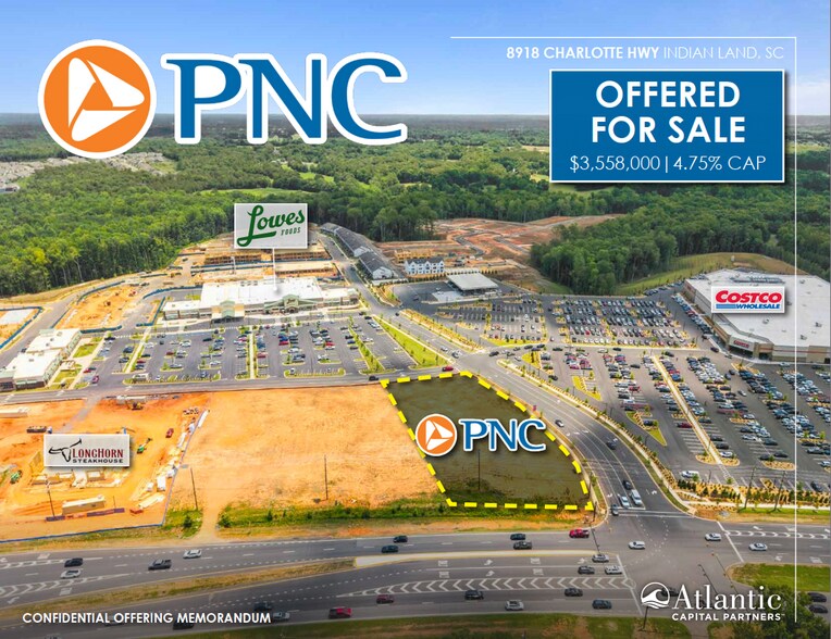Primary Photo Of 8857 Charlotte Hwy, Fort Mill Bank For Sale