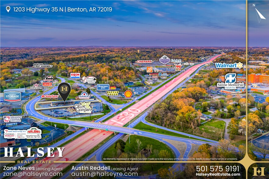 More Photos Of 1203 AR-35, Benton Storefront For Lease